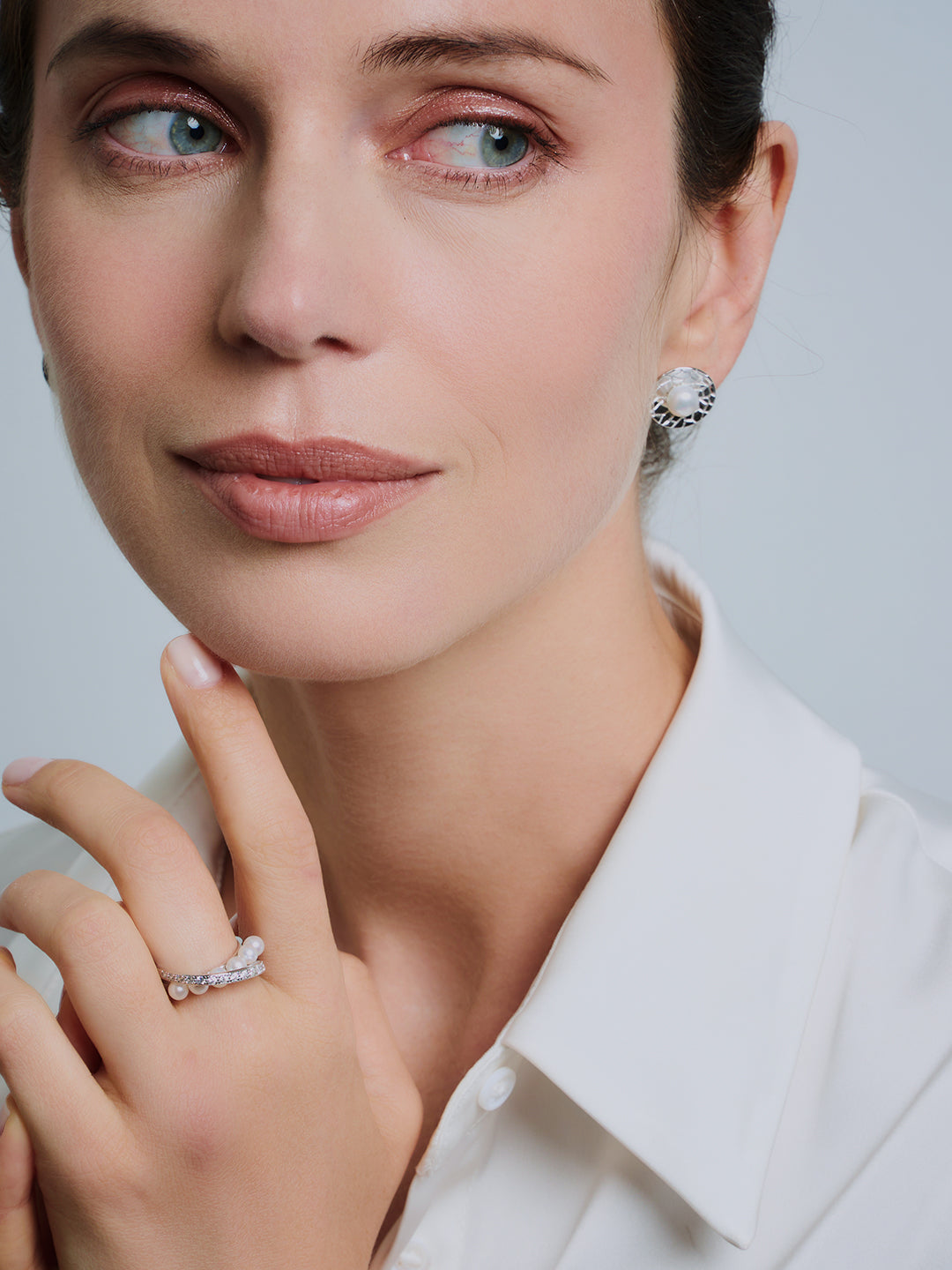 Bague en perle d&