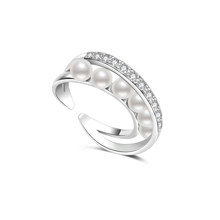 Anillo de Perla de Agua Dulce de Alta Calidad WR00328 | CONECTAR