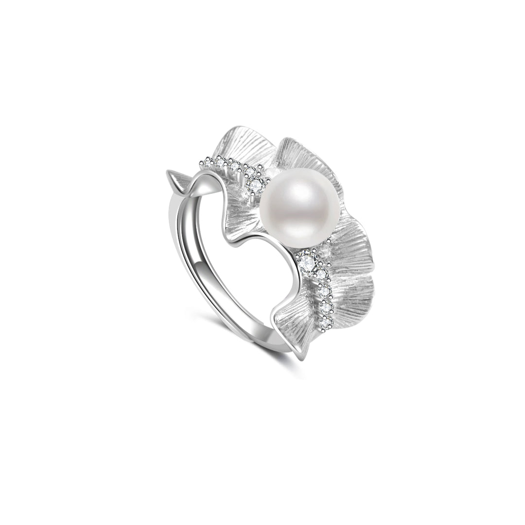 Anello in Perla d'Acqua Dolce di Alta Qualità WR00333