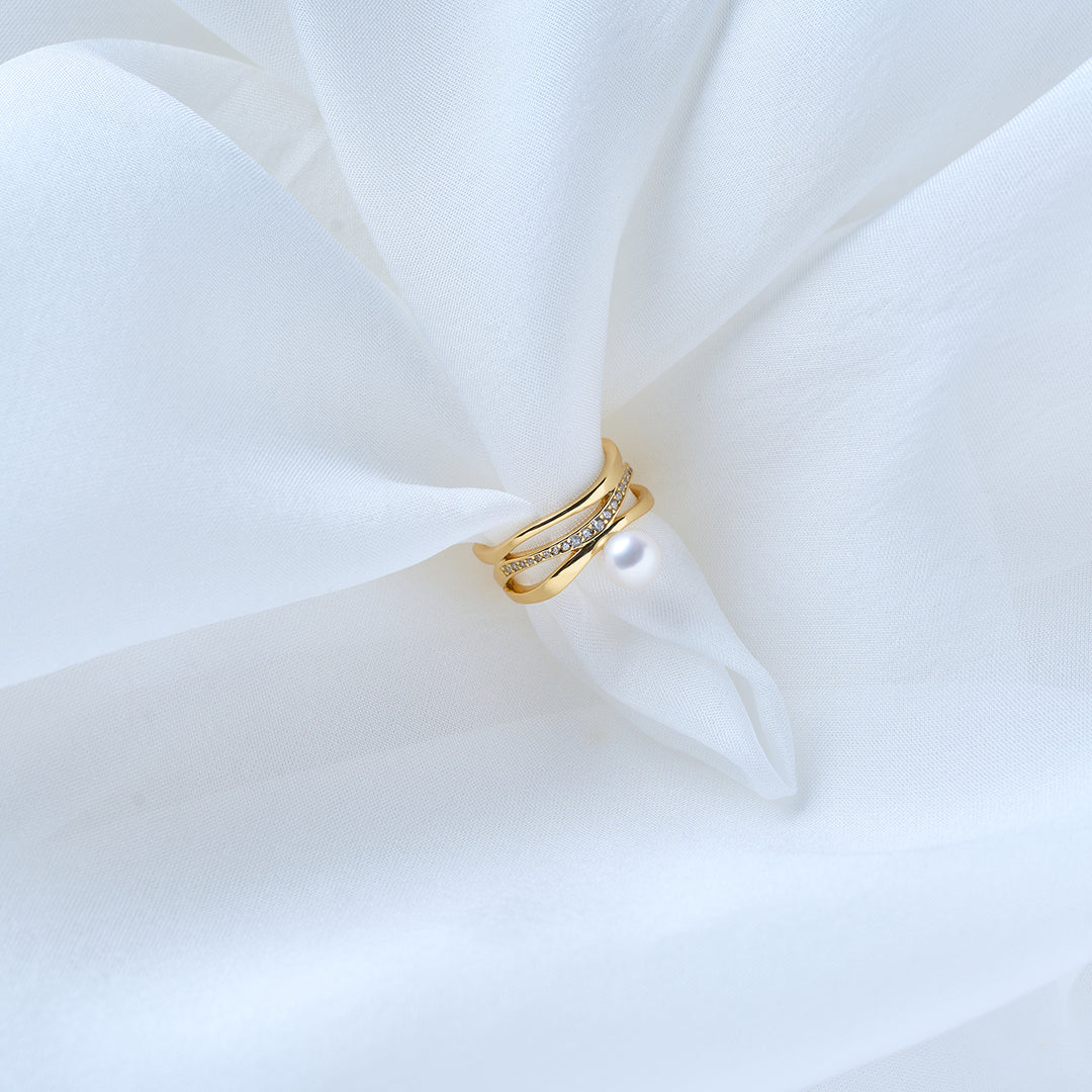 Top Grade Freshwater Pearl Ring WR00334 | CONNECT