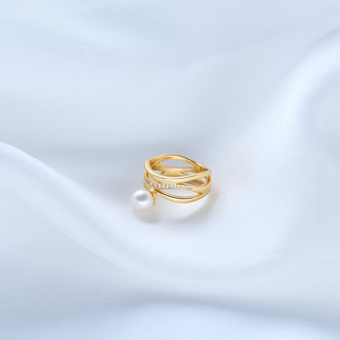 Top Grade Freshwater Pearl Ring WR00334 | CONNECT