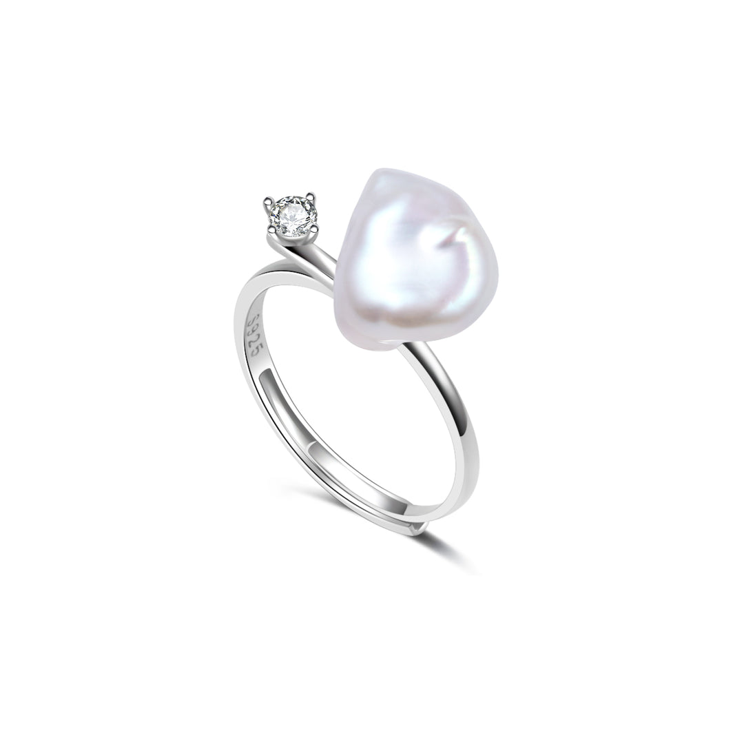 Anello in Perla d'Acqua Dolce Barocco WR00338