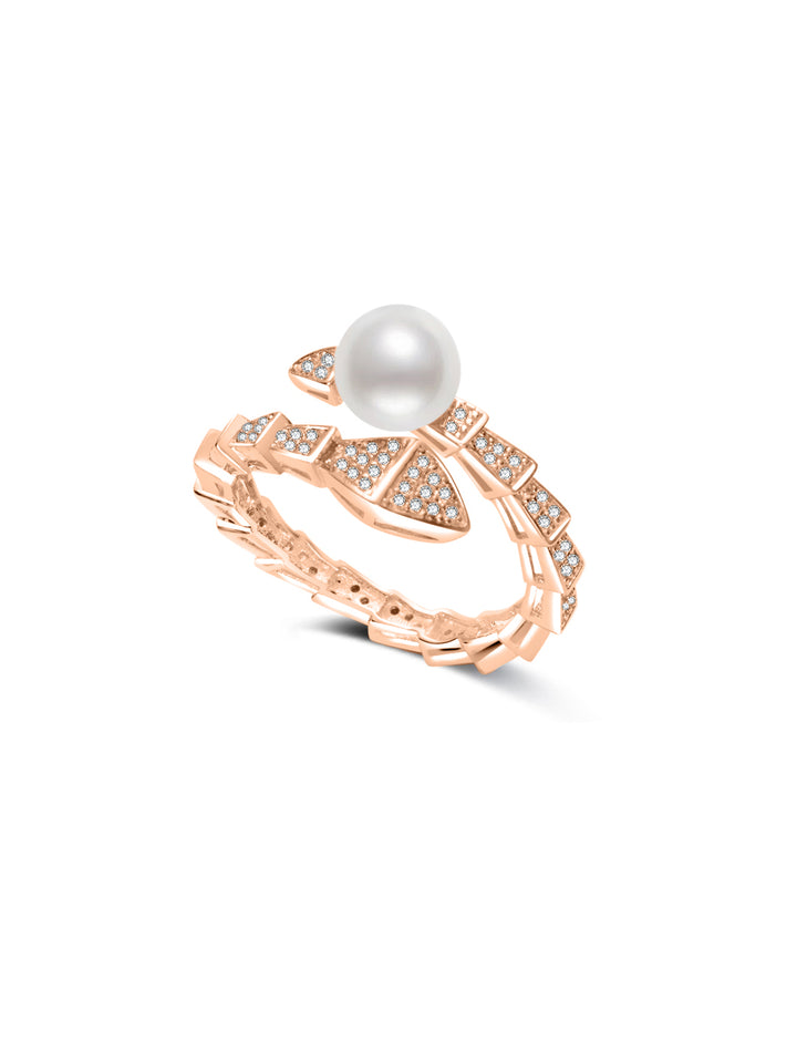 Anello in Perla d'Acqua Dolce di Alta Qualità WR00340 | SAFARI