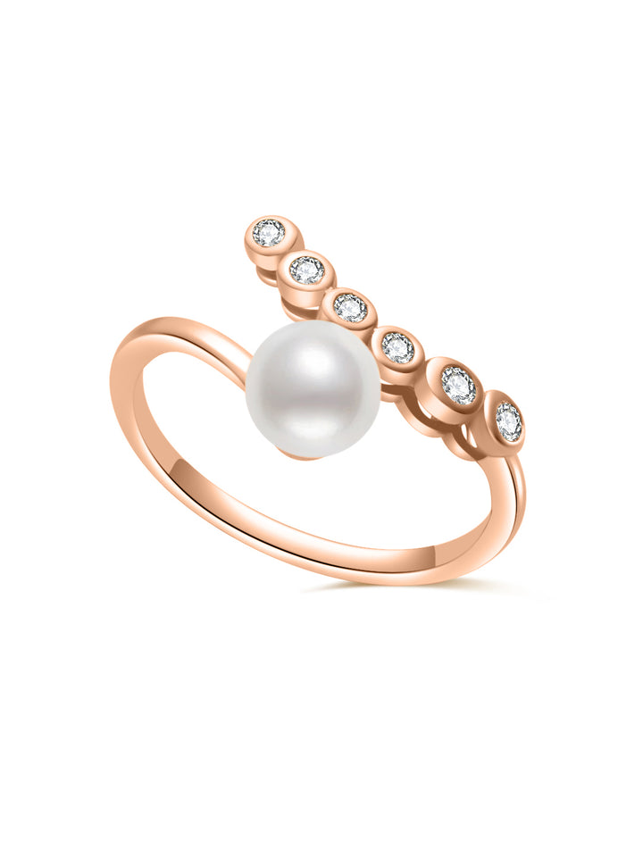 Top Grade Freshwater Pearl Ring WR00346 | BUBBLE