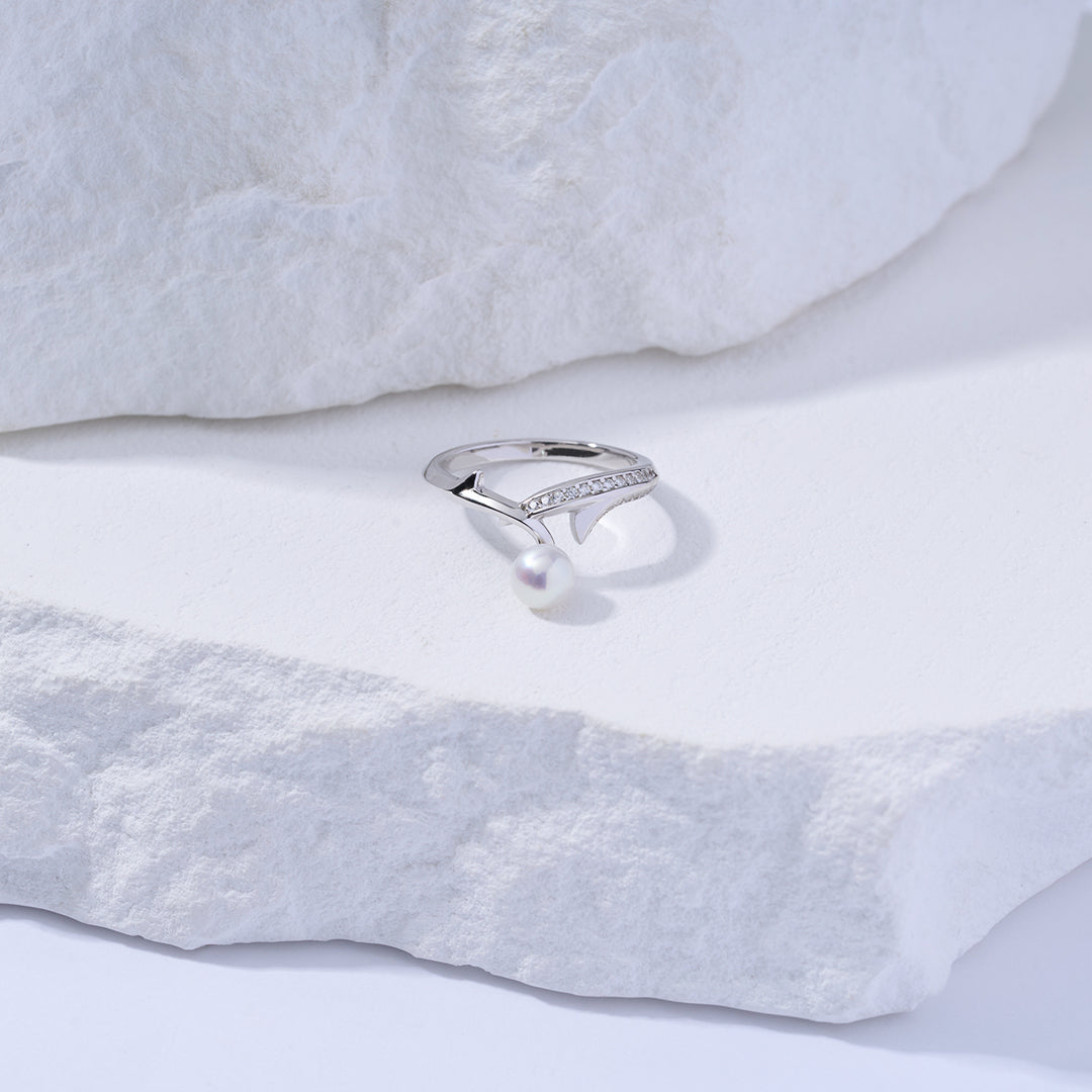 Top Grade Freshwater Pearl Ring WR00348 | ROSE