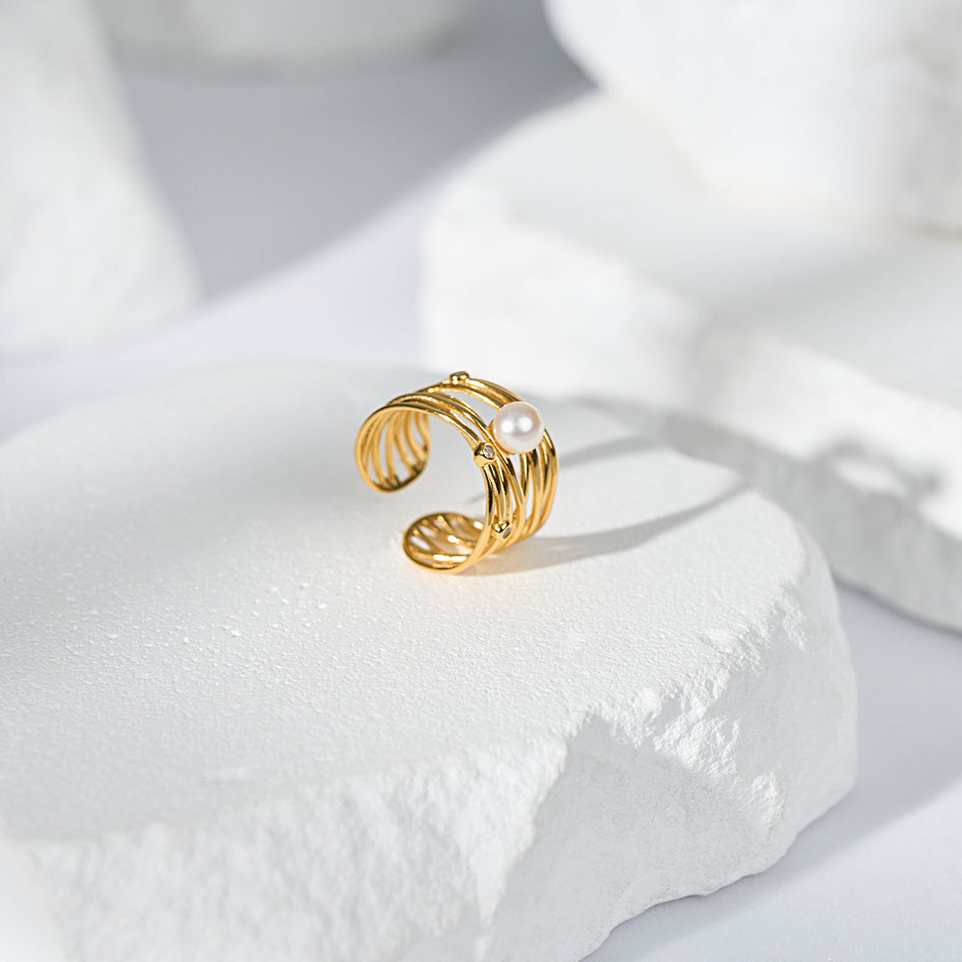 Top Grade Freshwater Pearl Ring WR00357 | CONNECT