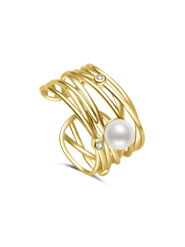 Top Grade Freshwater Pearl Ring WR00357 | CONNECT
