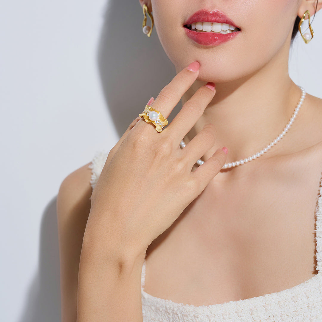 Top Grade Freshwater Pearl Ring WR00461 | LADY BOSS