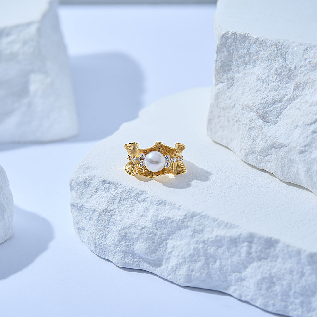 Top Grade Freshwater Pearl Ring WR00461 | LADY BOSS