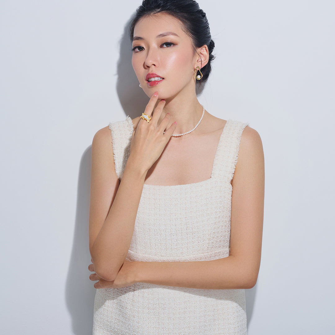 Top Grade Freshwater Pearl Ring WR00461 | LADY BOSS