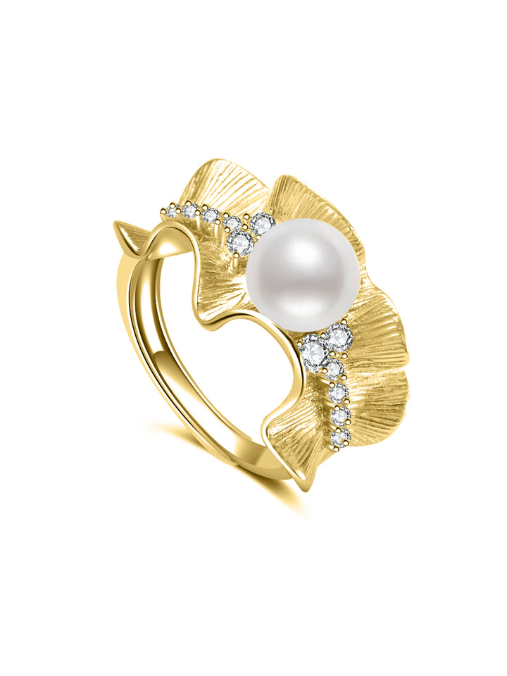 Anello con Perla d'Acqua Dolce di Prima Qualità WR00359 | LADY BOSS