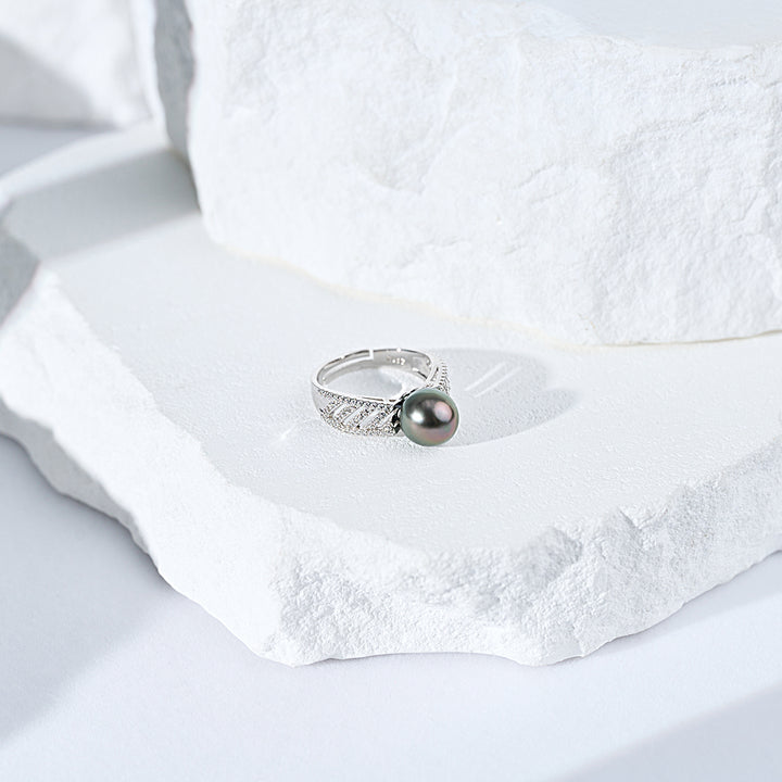 Top Lustre Tahitian Pearl Ring WR00365