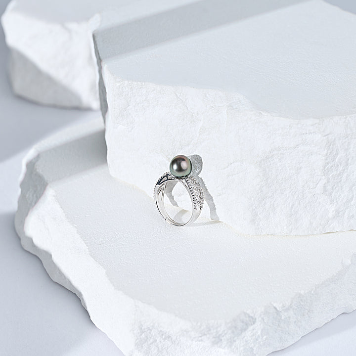 Top Lustre Tahitian Pearl Ring WR00365