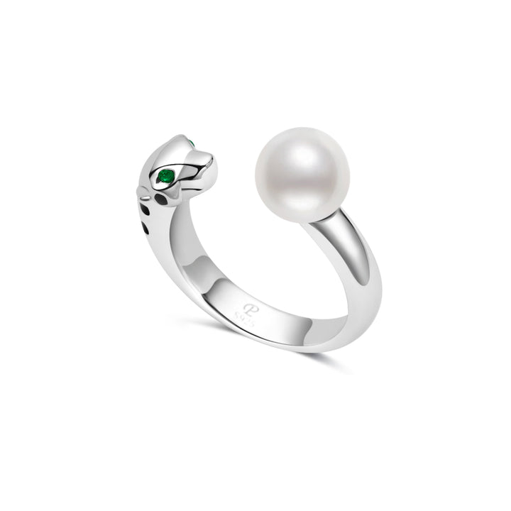 Leopard Freshwater Pearl Ring WR00366| SAFARI - PEARLY LUSTRE
