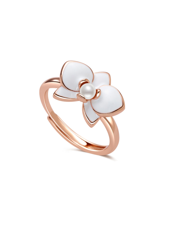 Anillos de Perlas de Agua Dulce de Primera Calidad WR00369 | ORCHID
