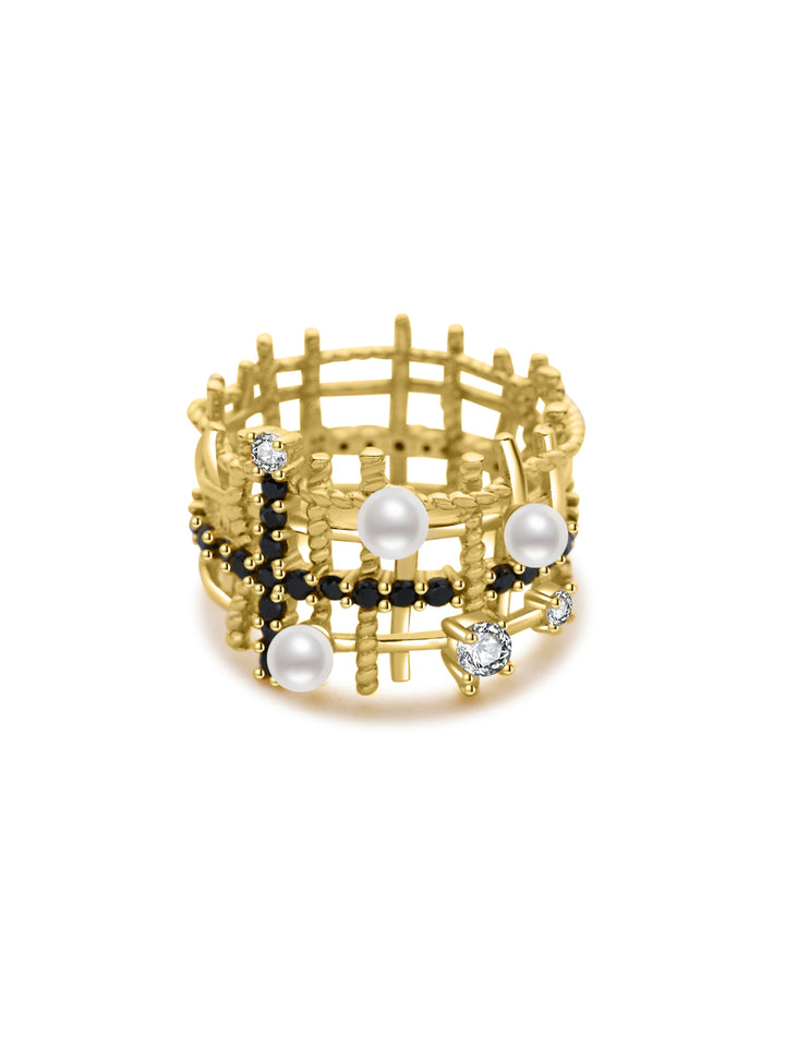 Top Grade Freshwater Pearl Ring WR00370 | TWEED