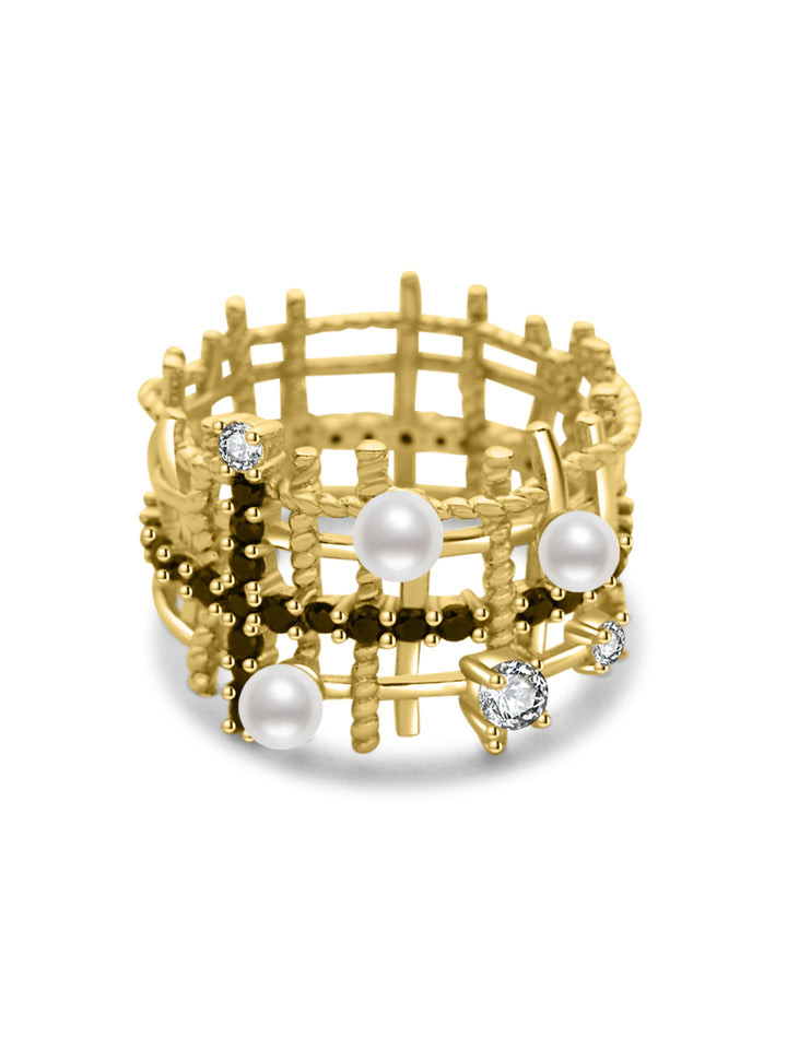 Bague en perle d&