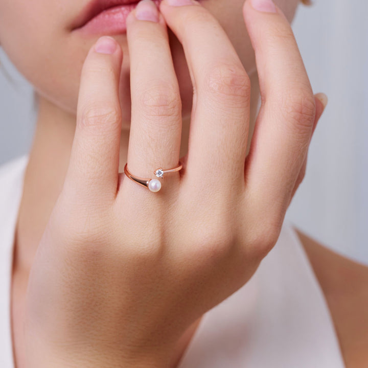 顶级淡水珍珠戒指 WR00373 | CELESTE