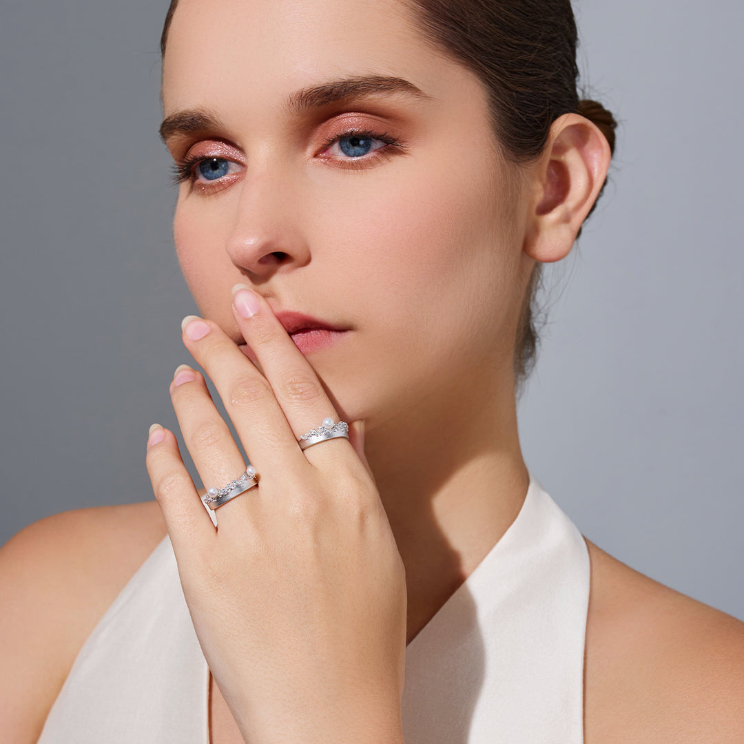 Anello con Perla d'Acqua Dolce di Prima Qualità WR00375 | SANDS
