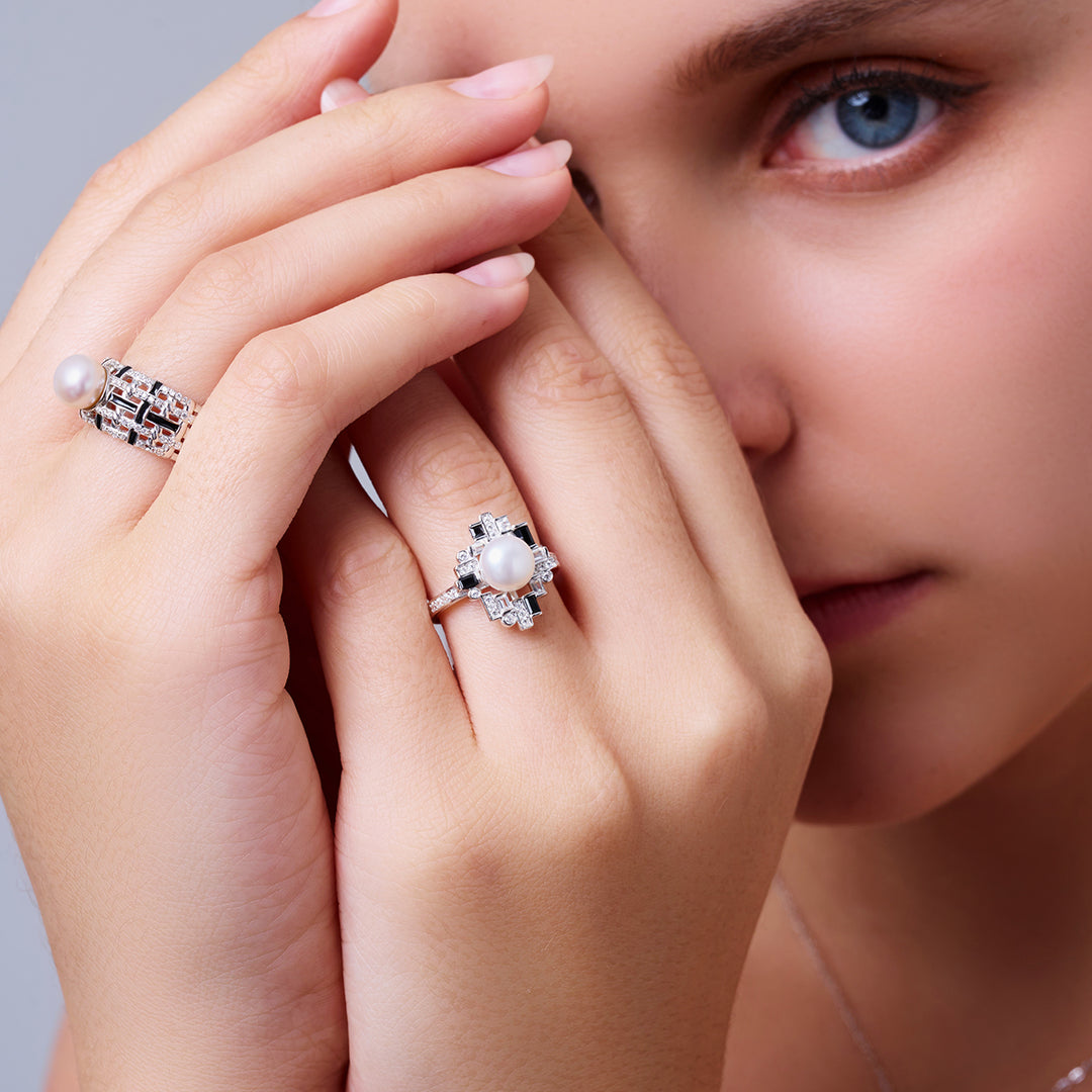 최고급 담수 진주 반지 WR00381 | TWEED