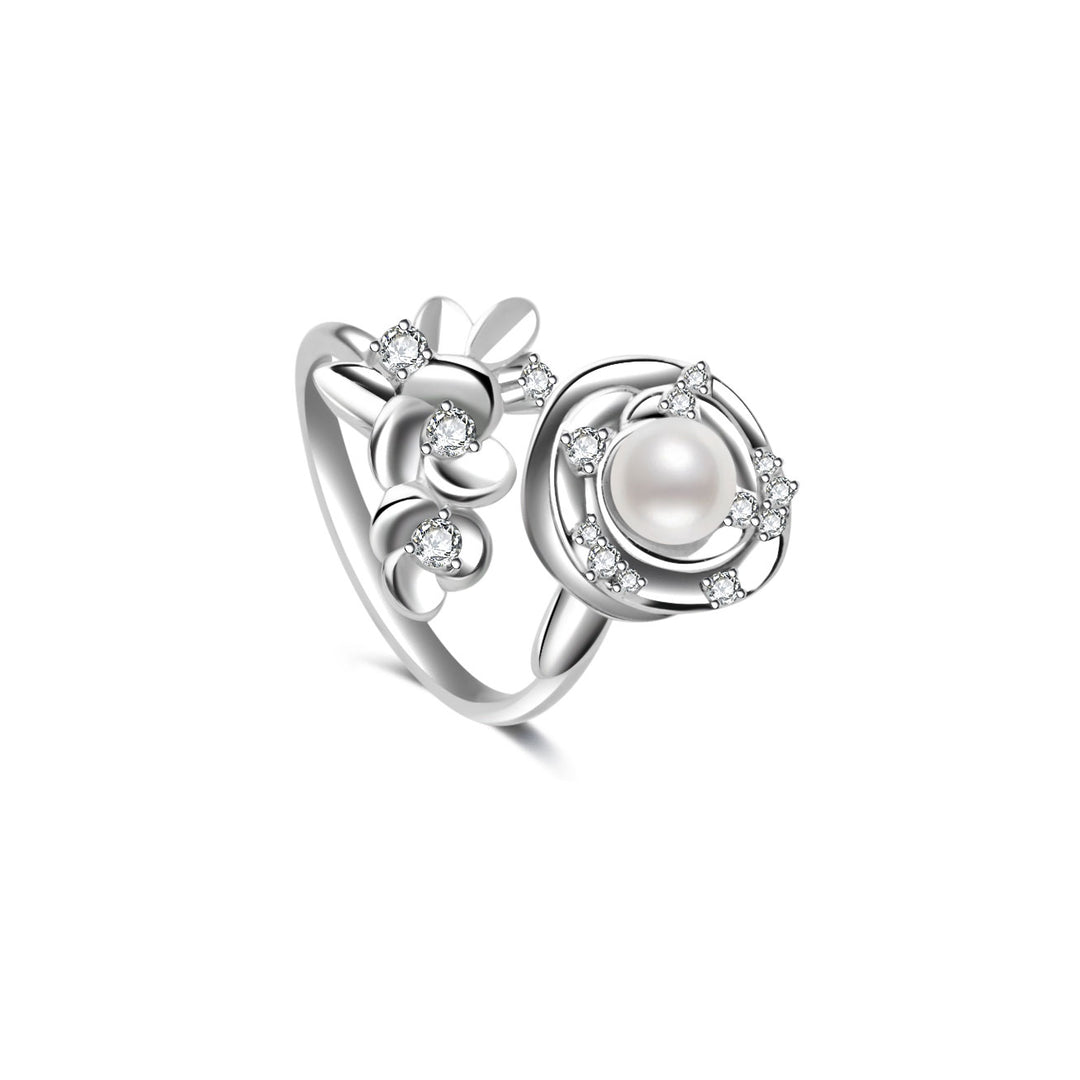 Cincin Mutiara Air Tawar Gred Atas WR00378 | ROSE