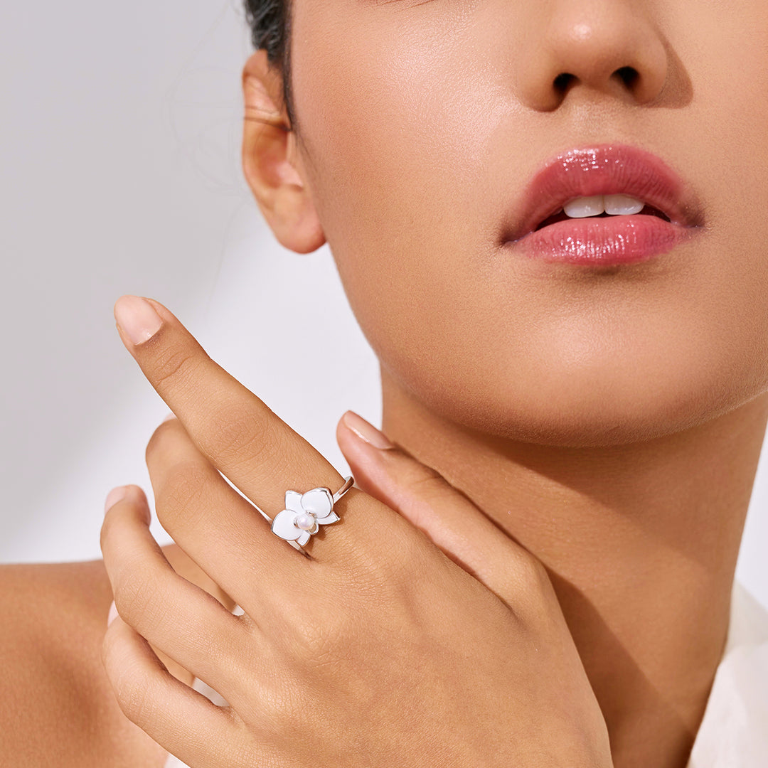 Top Grade Freshwater Pearl Rings WR00379 | ORCHID