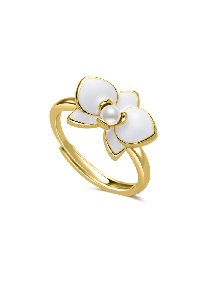 خواتم لؤلؤ المياه العذبة عالية الجودة WR00380 | ORCHID