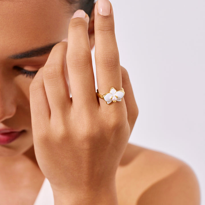 Top Grade Freshwater Pearl Rings WR00380 | ORCHID