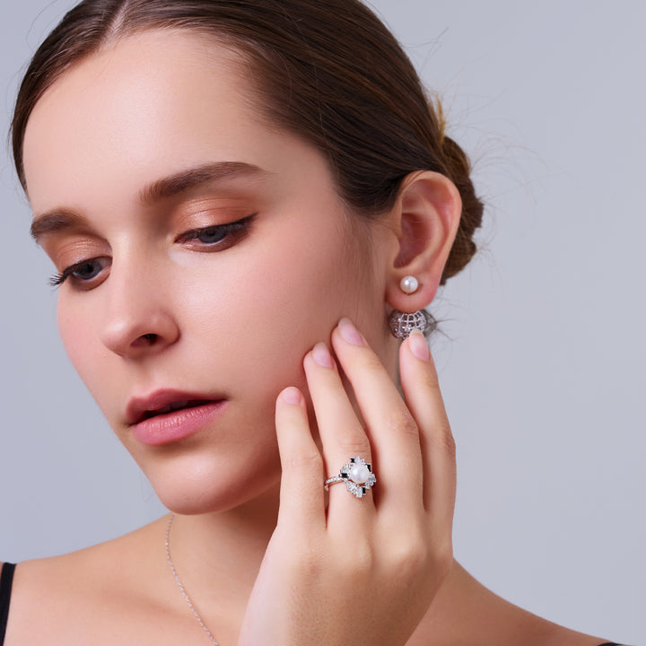 최고급 담수 진주 반지 WR00381 | TWEED