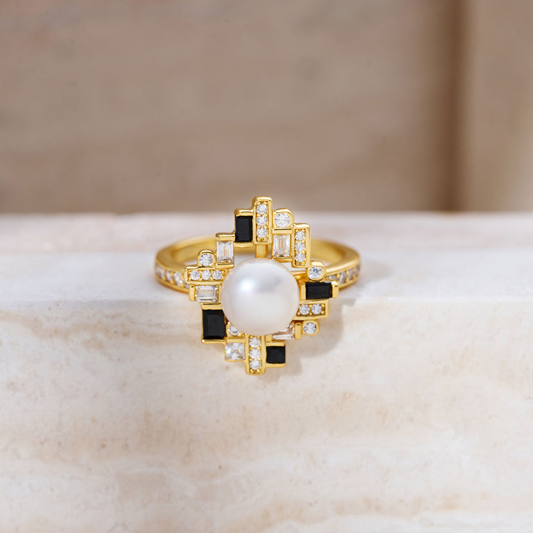 Cincin Mutiara Air Tawar Gred Atas WR00382 | TWEED