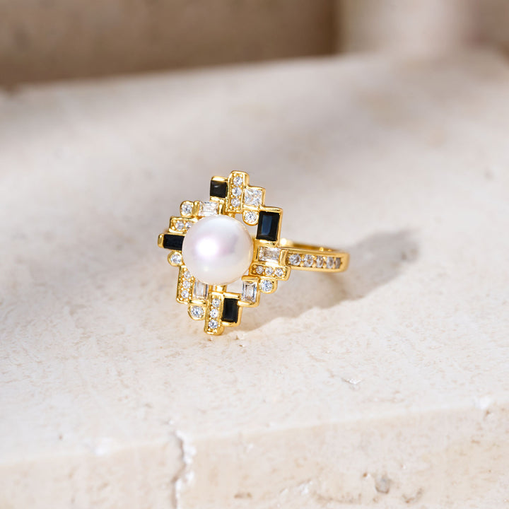 Cincin Mutiara Air Tawar Gred Atas WR00382 | TWEED