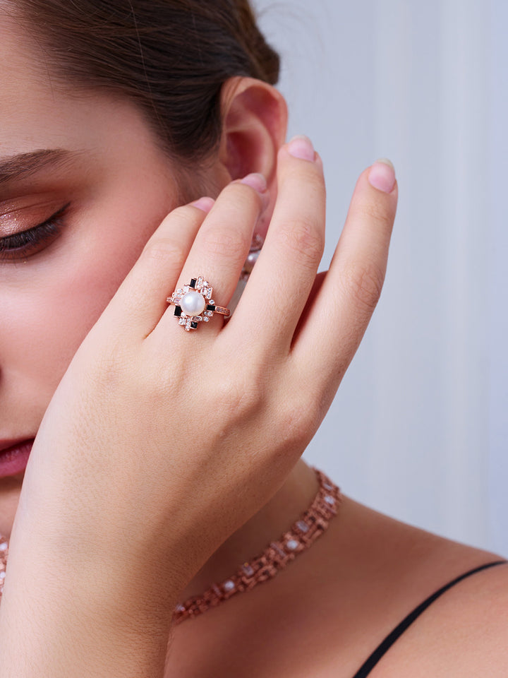 Cincin Mutiara Air Tawar Gred Atas WR00386 | TWEED