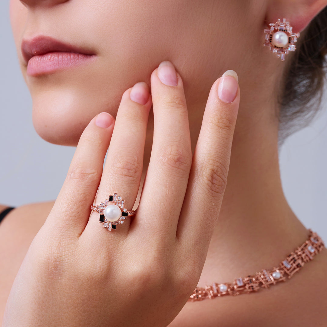 トップグレード淡水パールリング WR00386 | TWEED