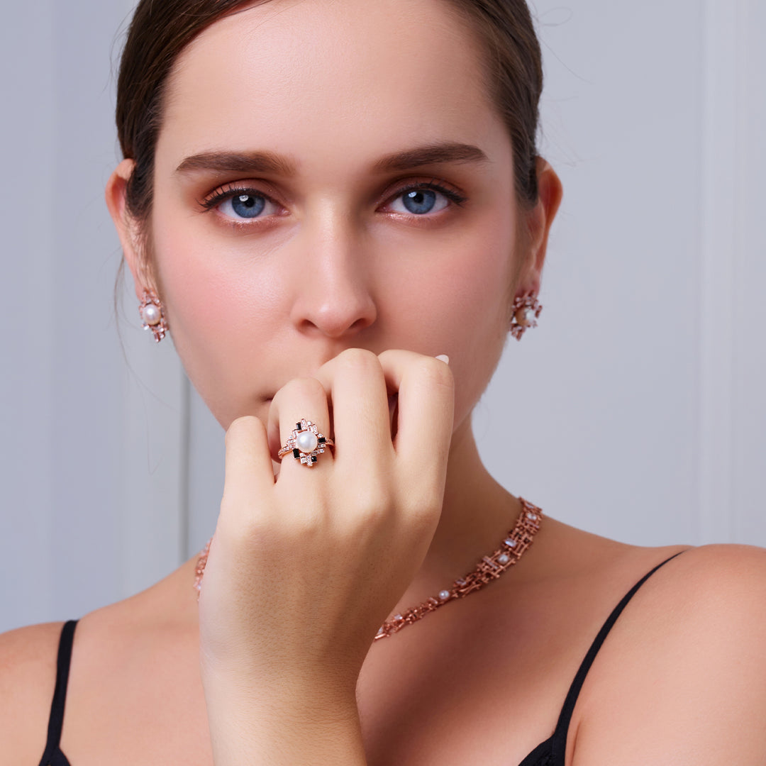 トップグレード淡水パールリング WR00386 | TWEED