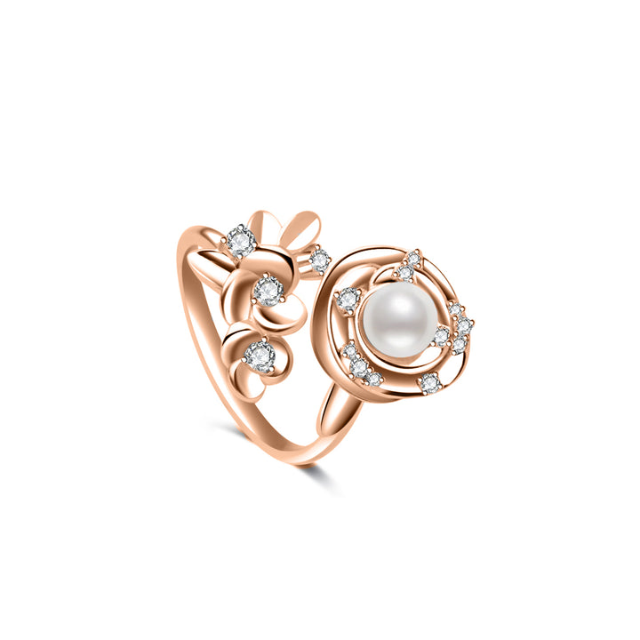 Cincin Mutiara Air Tawar Gred Atas WR00390 | ROSE