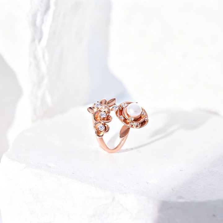 Cincin Mutiara Air Tawar Gred Atas WR00390 | ROSE