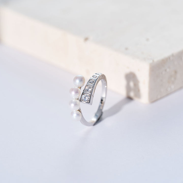 خاتم لؤلؤ مائي عذب عالي الجودة WR00391 | WATERFALL