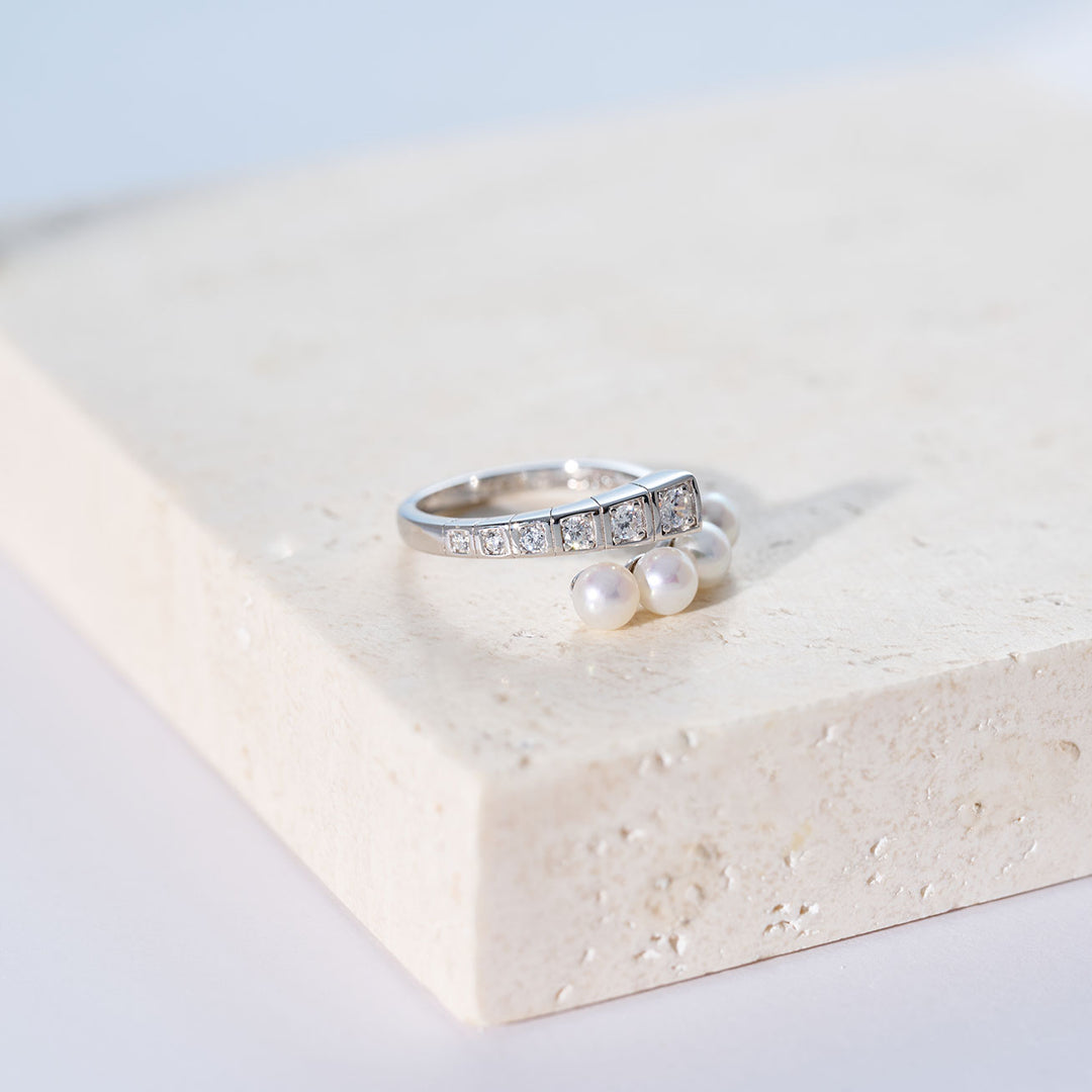 خاتم لؤلؤ مائي عذب عالي الجودة WR00391 | WATERFALL