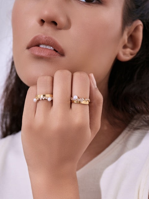 Anello con Perla d'Acqua Dolce di Prima Qualità WR00393 | SANDS