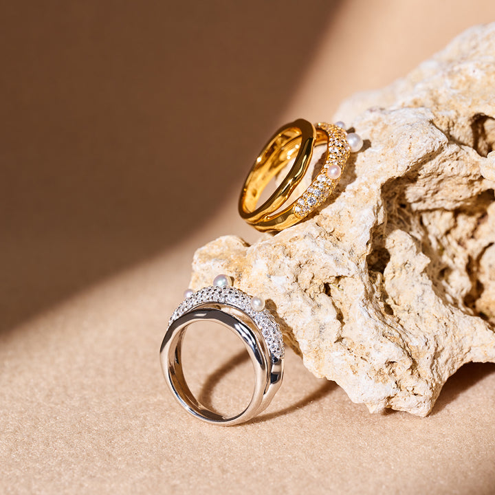 Top Grade Freshwater Pearl Ring WR00414 | SANDS