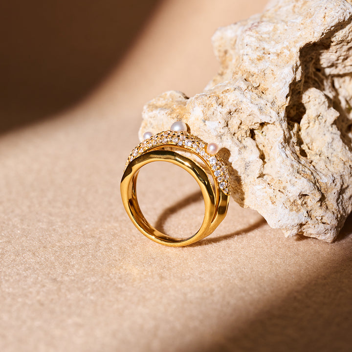 Top Grade Freshwater Pearl Ring WR00397 | SANDS