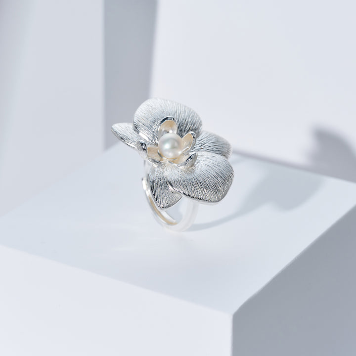 Cincin Mutiara Air Tawar Gred Atas WR00398 | ORCHID