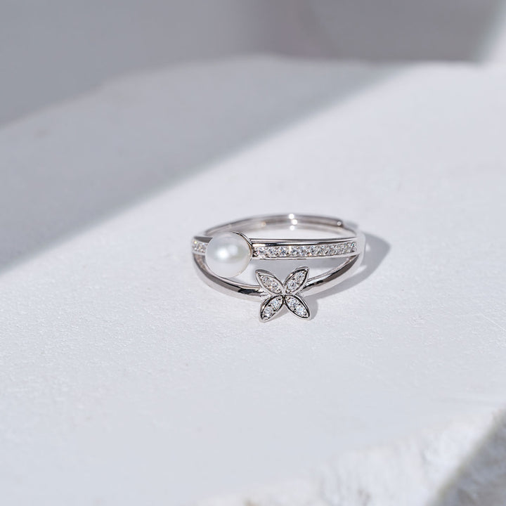 최고급 담수 진주 반지 WR00401| EVERLEAF