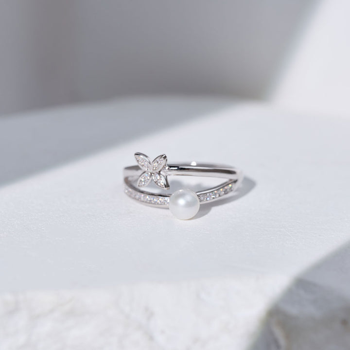 최고급 담수 진주 반지 WR00401| EVERLEAF