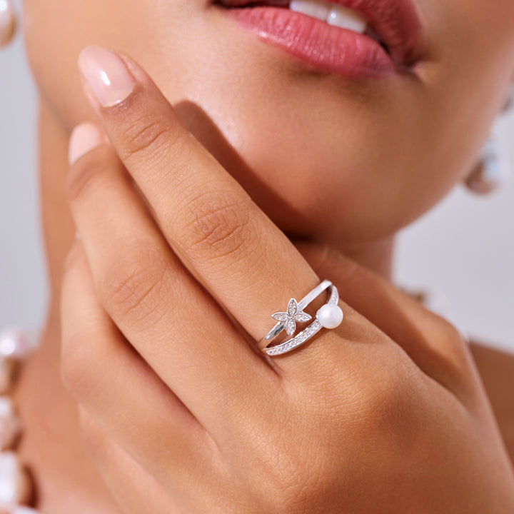 Top Grade Freshwater Pearl Ring WR00401 | EVERLEAF