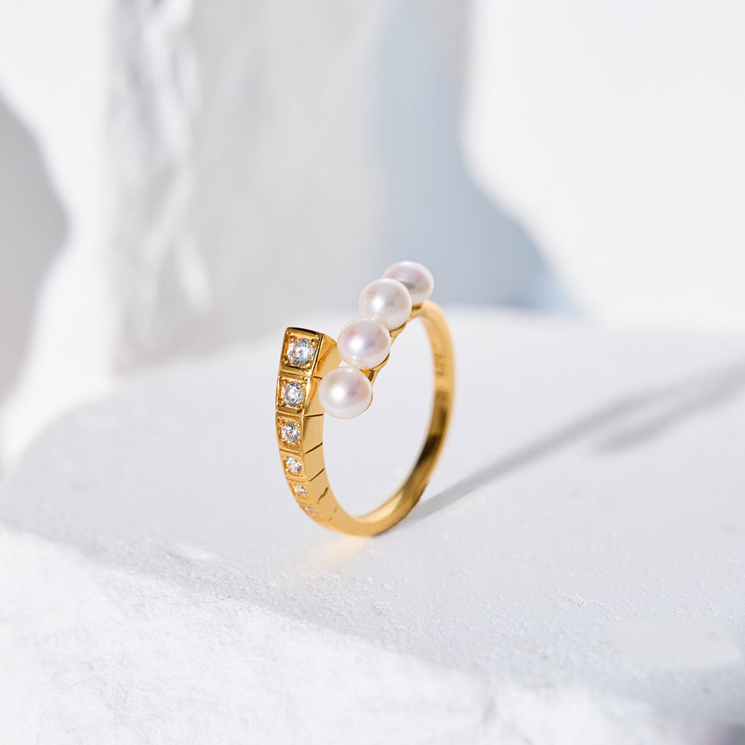 최고급 담수 진주 반지 WR00403 | WATERFALL