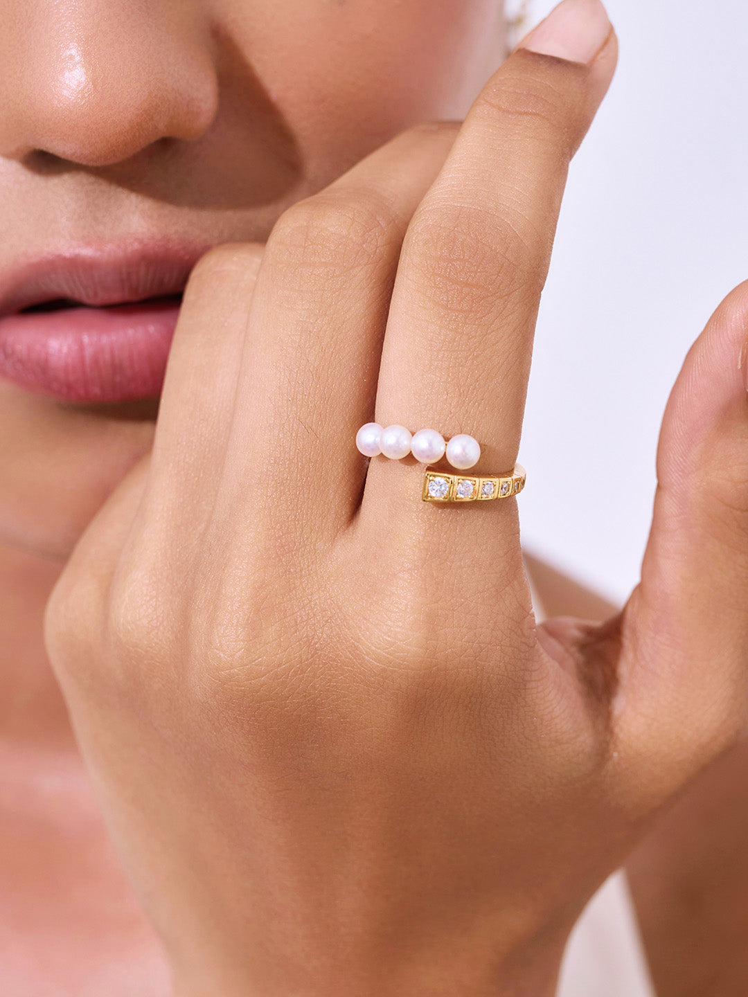 Cincin Mutiara Air Tawar Gred Atas WR00403 | AIR TERJUN
