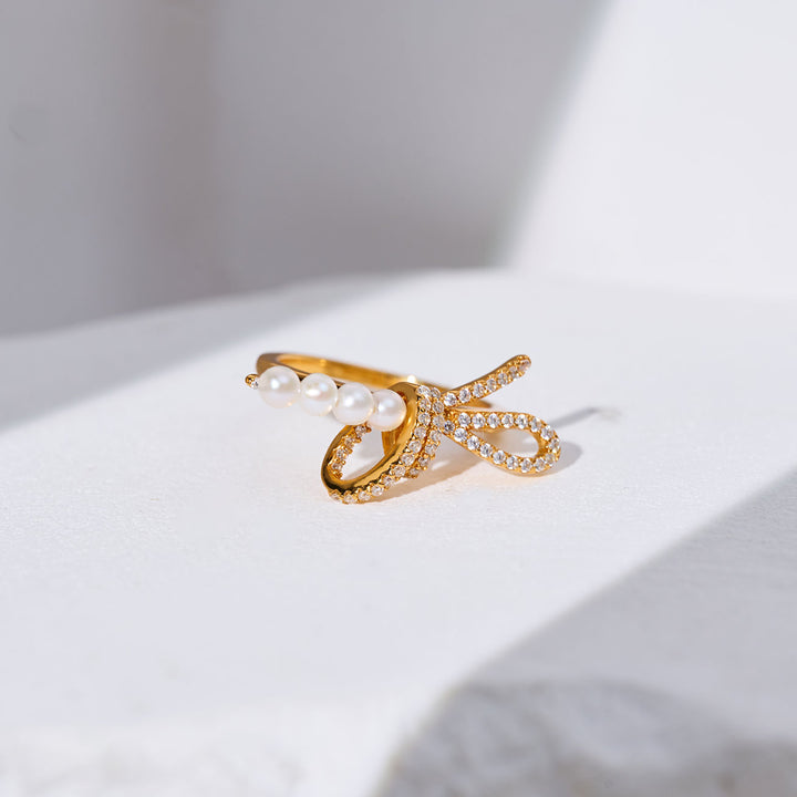 민물 진주 반지 WR00406 | RIBBON