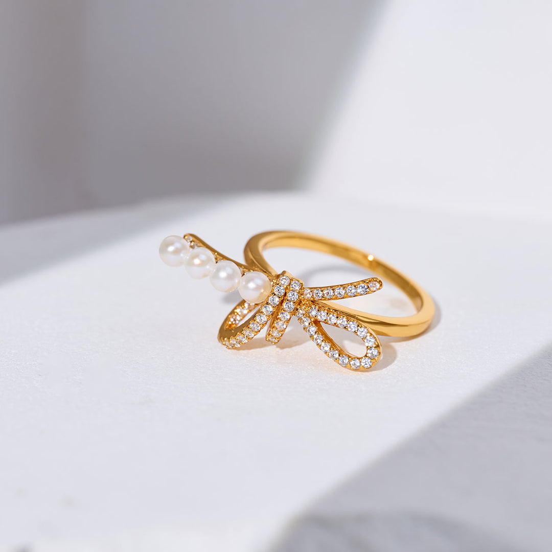 민물 진주 반지 WR00406 | RIBBON