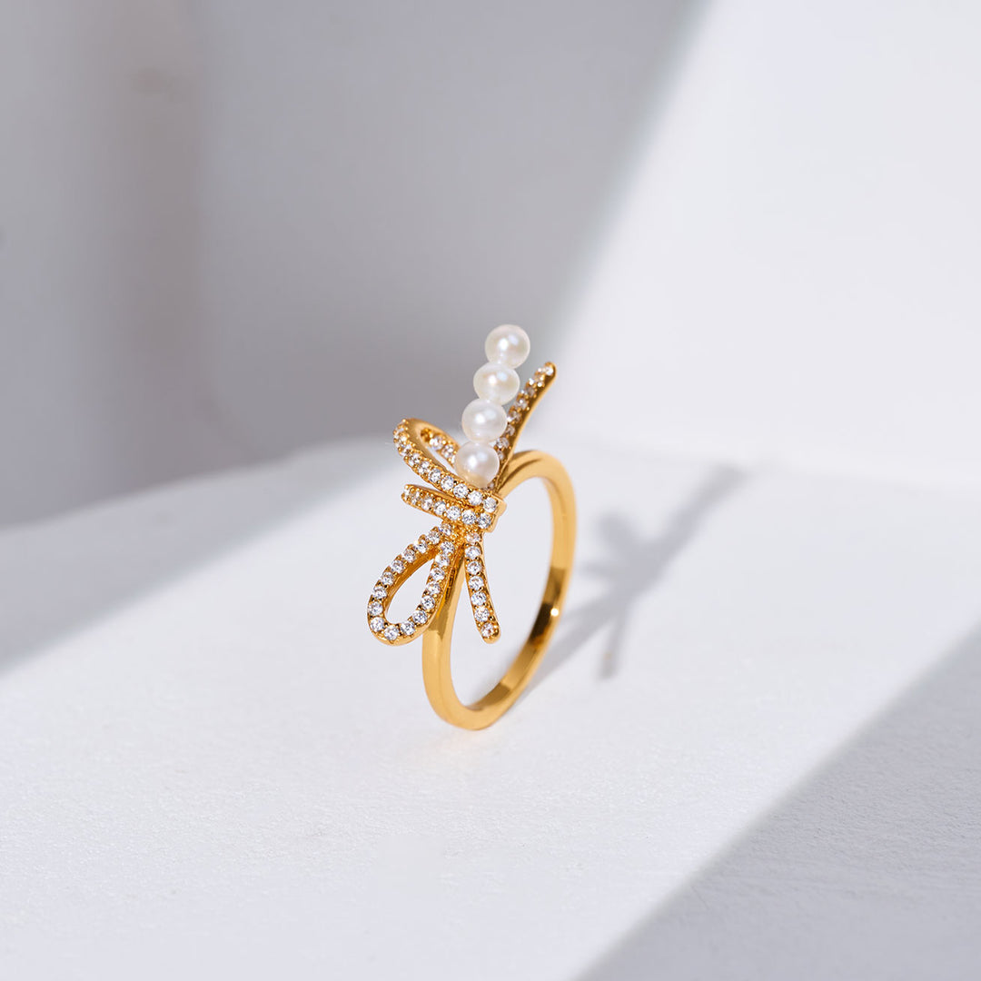 민물 진주 반지 WR00406 | RIBBON